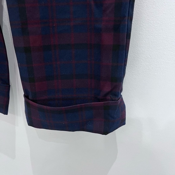 Scotch & Soda Check Wide Leg Ankle Pants - Picture 7 of 12